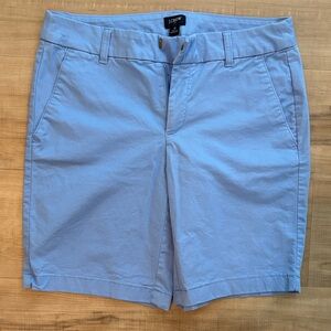 J. Crew Light Blue Women's Bermudas